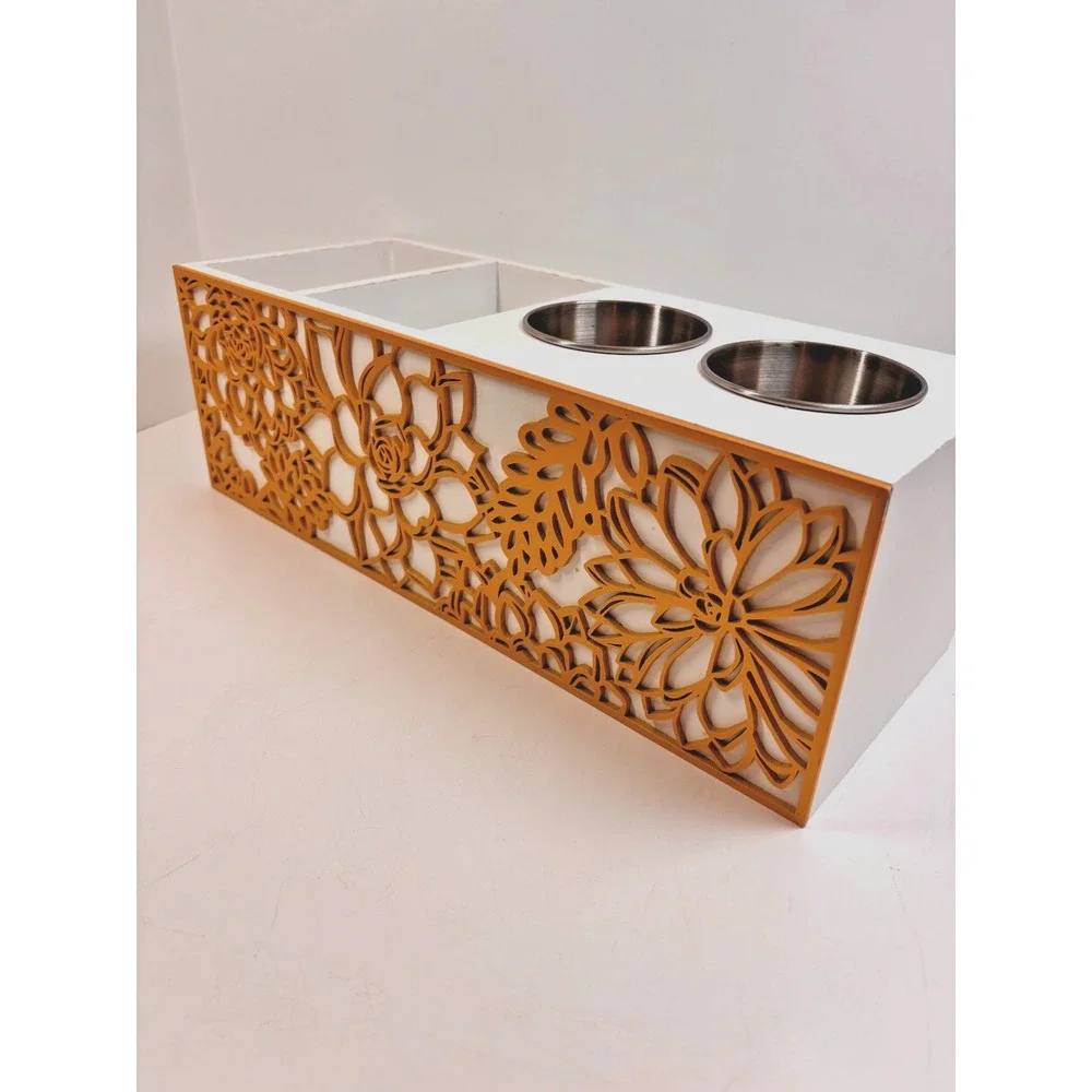 Cratehill Elegant Vanity Hair Tool Organizer Hair Tool Organizers and Storage